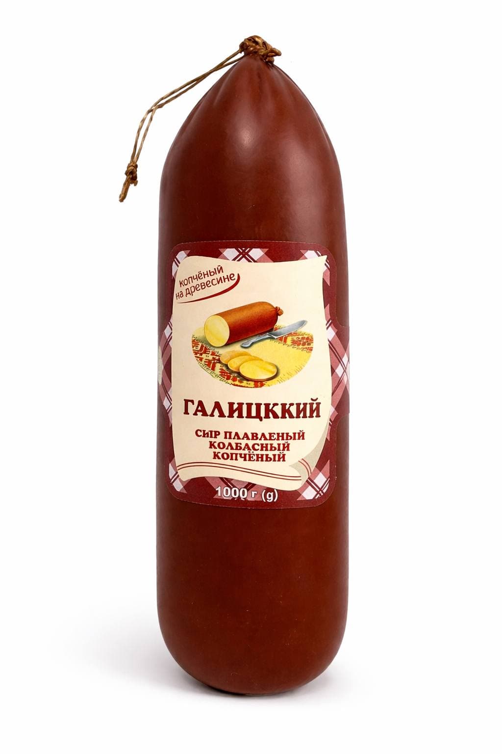 Плавленый колбасный копчёный сыр