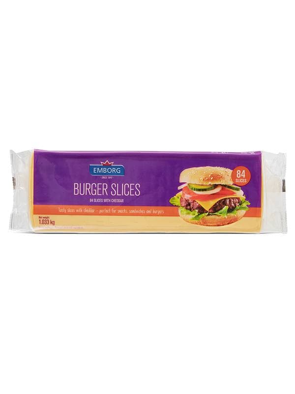Burger Slices with Cheddar